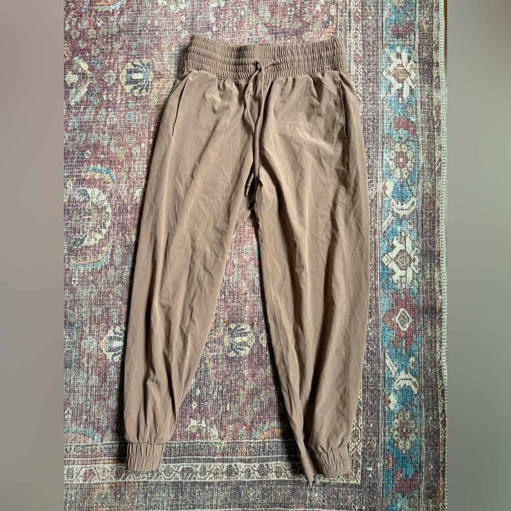 YPB your personal best Abercrombie activewear joggers Size Medium Brown Tan